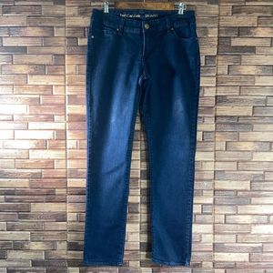 Womens Lee Gold Label Skinny Dark Blue Jeans Size 10R